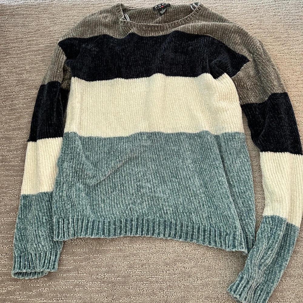 fuzzy sweater